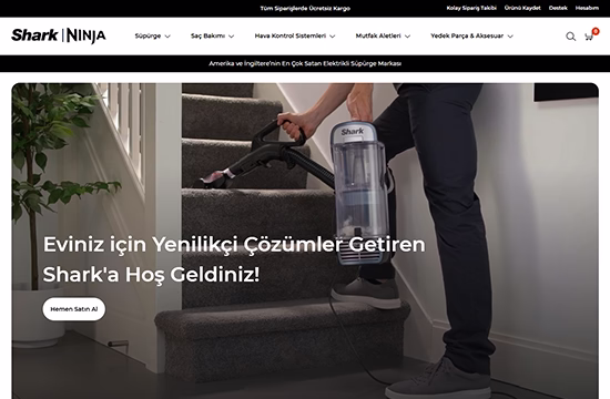 Shark Ninja E-Ticaret Sitesi